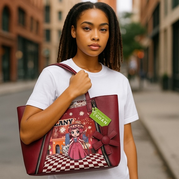 Betty Boop & LANY Parisian Themed Tote Bag – Limited Edition NWT Hard to Find - Picture 4 of 15